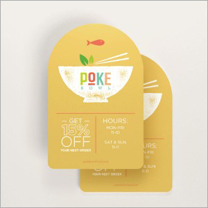 Printed Half Circle Flyers