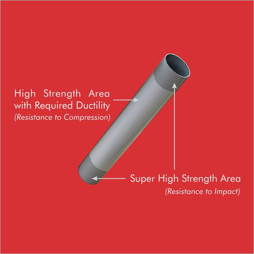 SS End Hardened Steel Cheese Tube