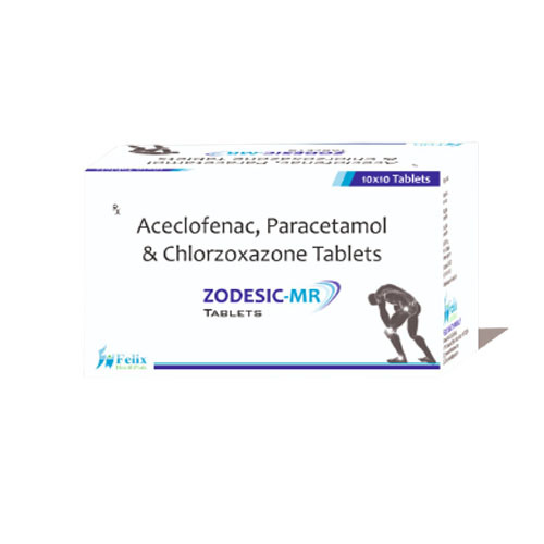 Aceclofenac,Paracetamol,Chlorzoxazone Tablet General Medicines