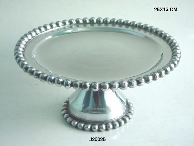 Aluminum Cake Stand Mirror Polished