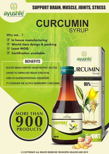 Ayushfe Curcumin Syrup Age Group: Suitable For All Ages