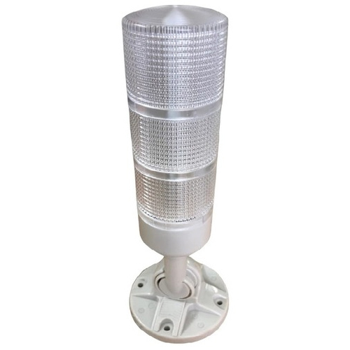 3 Tier LED Tower Light with Buzzer Transparent Red yellow Green 230V