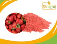 Spray Dried Strawberry Powder - 5 Kg In Aluminum Foil/polyester Ld Bag | Light Pink Color, Free Flowing, Chemical Preservative Free, Preserves Nutrition, Shelf Life Of Six Months