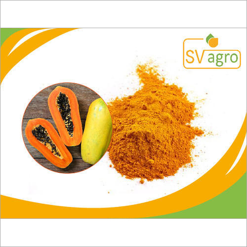 Yellow Orange Spray Dried Papaya Powder