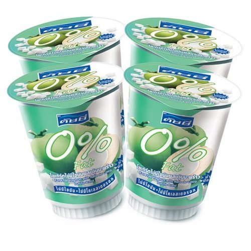 Dutchy Yoghurt 0% Fat, Coconut Jelly 135g X 4 Cups