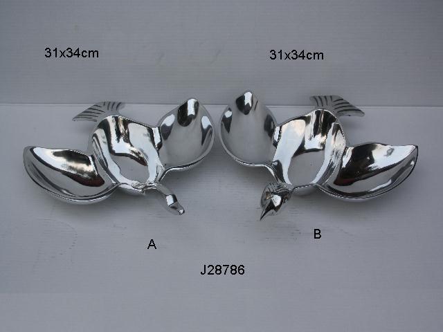 Cast Aluminum  Decorative Bowl Oval Shape