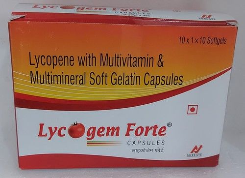 Lycopene With Multivitamin And Multimineral Soft Gelatin Capsules