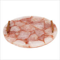 Rose Quartz Round Tray