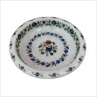 Marble Inlay Round Bowl