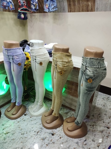 Ladies Jeans - Denim, Regular Fit, Designed for Girls Aged 13-15 | Suitable for Rainy, Spring, Summer, and Winter Seasons