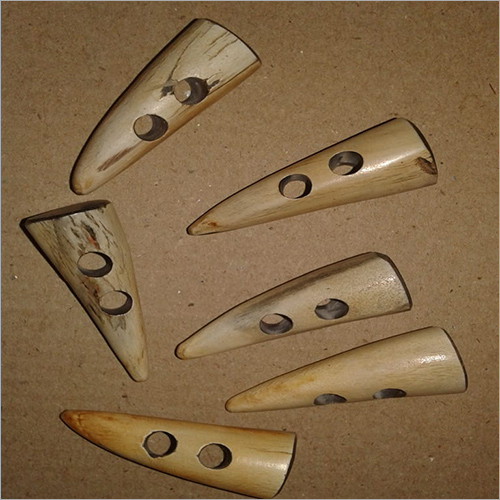 White color Buffalo Horn Toggles