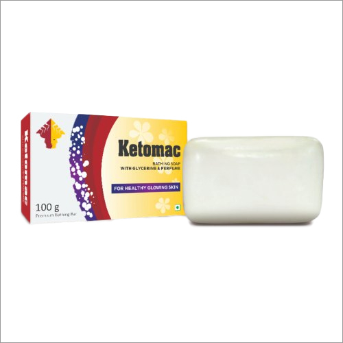 100 GM Ketomac Bathing Soap With Glycerine & Perfume