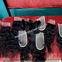 WHOLESALE PRICE INDIAN REMY LACE CLOSURE HUMAN HAIR EXTENSIONS