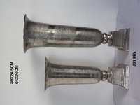 Rough Finished Aluminum Vase