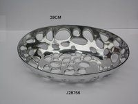 Aluminum Bowl Square Shape in Mirror Polish