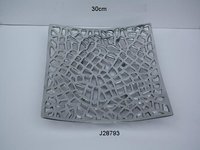 Aluminum Bowl Square Shape in Mirror Polish