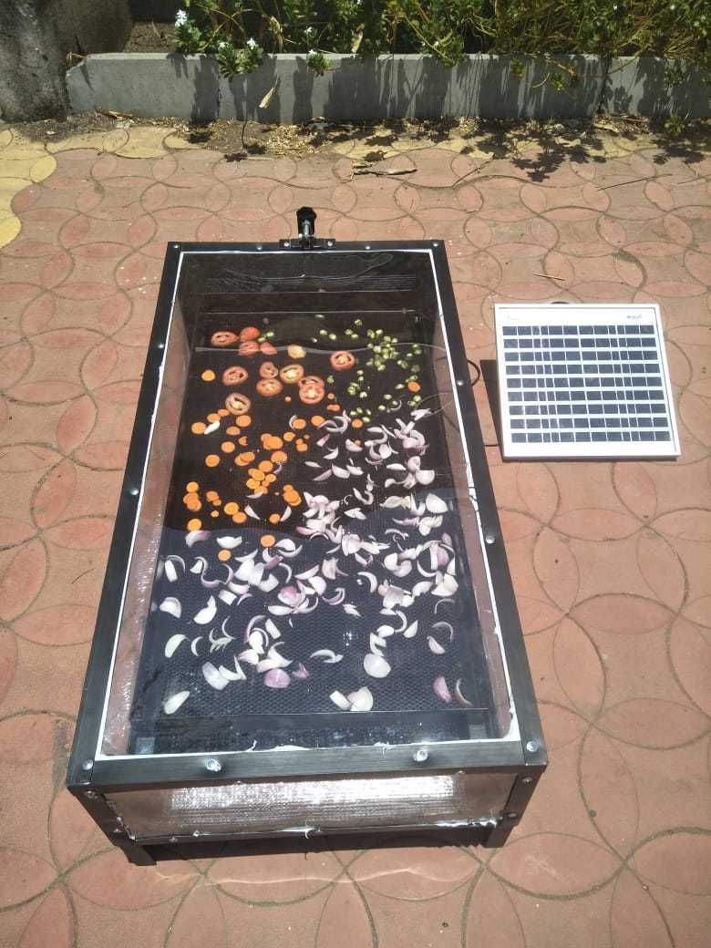 Solar Dryer for Olives Leaf
