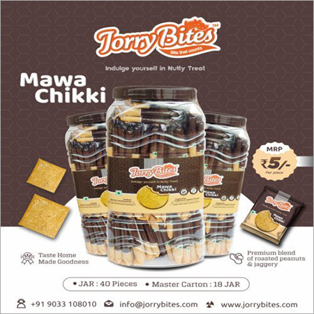 Mawa Chikki Jar Packaging