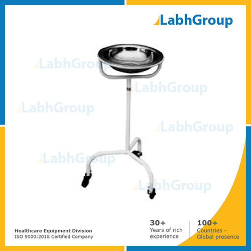 Stainless Steel Wash Basin With Stand For Hospital Room