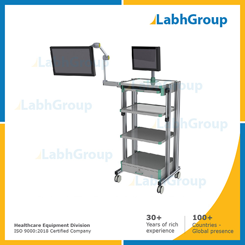 Endoscopic monitor trolley for hospital By LABH PROJECTS PVT. LTD.