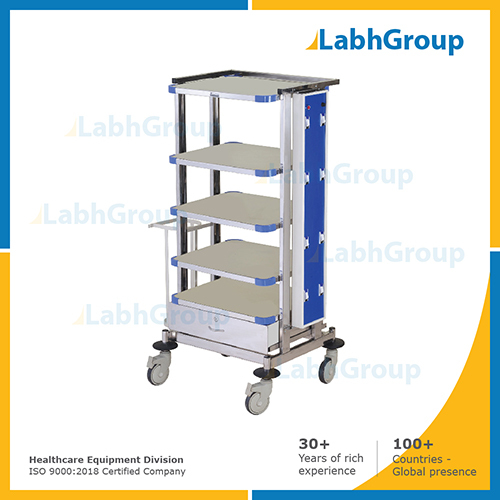 Laparoscopic monitor trolley for hospital