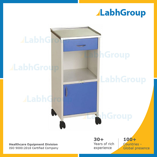 Bedside locker for hospital room