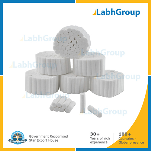 Dental cotton roll By LABH PROJECTS PVT. LTD.