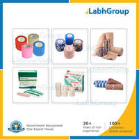 Elastic medical bandages and fabrics