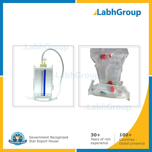 Chest drainage bottle