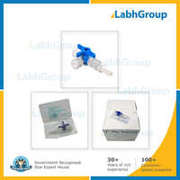 Three Way Stopcock - High-quality Plastic, Compact Size , Ideal For Fluid Control Systems