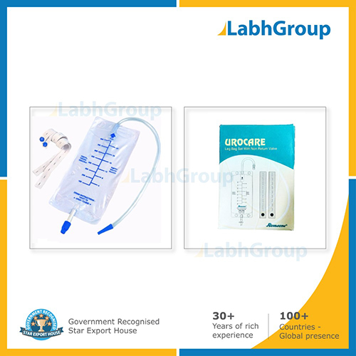Leg urine collection bag