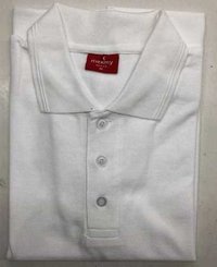 Mens White Polo T-Shirts