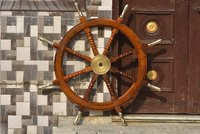 Nautical Wooden Ship Wheel 36 Inch With Brass Handle Wooden Ship Wheel For Boat And Ship Steering