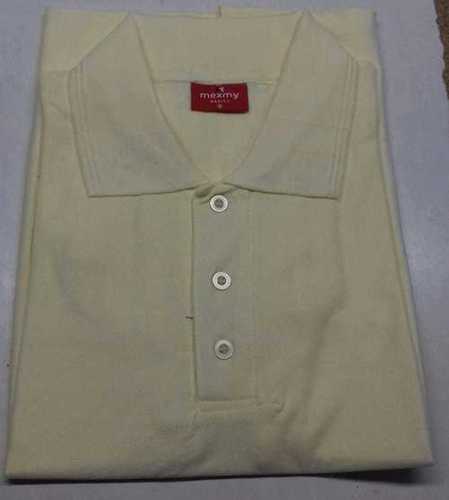 Mens Beige Polo T-Shirts