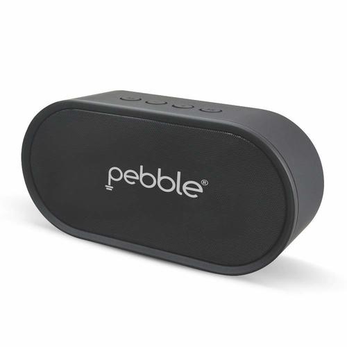 Black & Blue Pebble Prime Wireless Bluetooth Speaker|Heave Bass Sound|Aux Support|Micro Sd Card Support