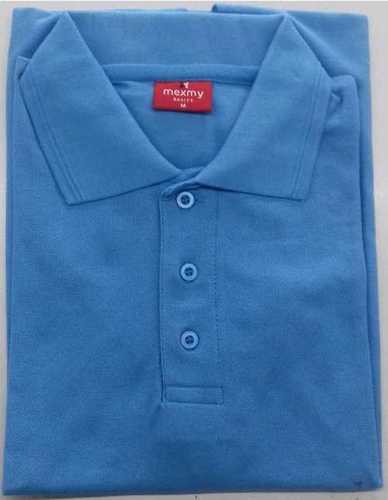 Mens Sky Blue Polo T-shirts Age Group: Adult