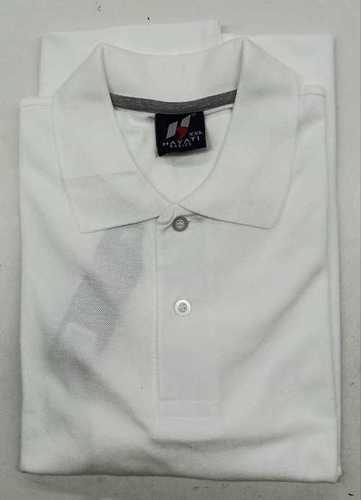 Mens 200 Gsm White Polo T-Shirts