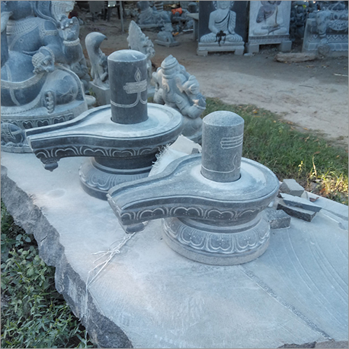 Lord Shiva Lingam Granite Statue