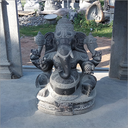 Lord Vinayakar Granite Statue