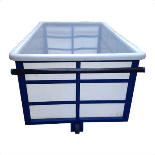 White HDPE Box Trolley