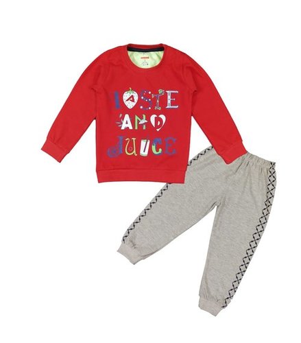 Baby Printed T-shirt With Full Pant