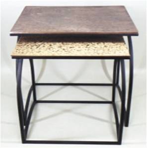 Aluminium Table With Iron Stand