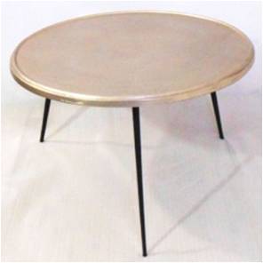Aluminium Table With Iron Legs