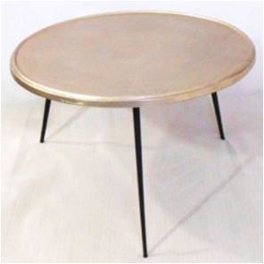 Aluminium Table With Iron Legs