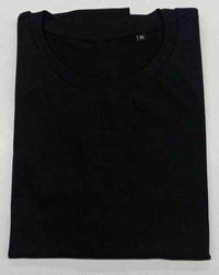 Mens Black Round Neck T-Shirts