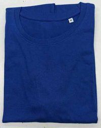 Mens Royal Blue Round Neck T-Shirts