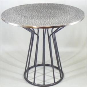 Furniture Aluminium Stool With Iron Stand