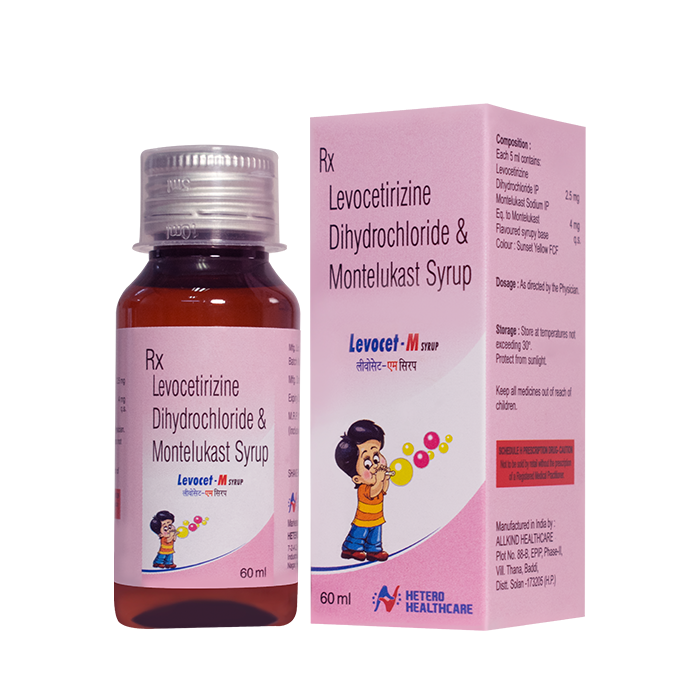 Levocetirizine Dihydrochloride & Montelukast Syrup