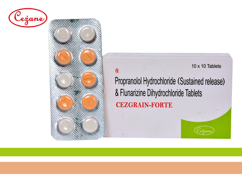 Propranolol Hcl & Flunarizine Tablet General Medicines