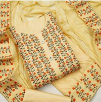 Cotton Embroidery Dress Material